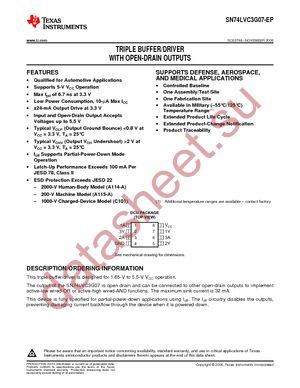 SN74LVC3G07MDCUREP datasheet  